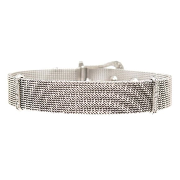 Tiffany & Co. Diamond Platinum Buckle Bracelet - Picture 9 of 9